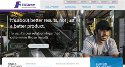 Desktop Screenshot of flexcon.com